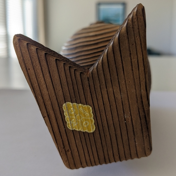 RARE VTG OTAGIRI JAPAN WOODEN OWL WITH GLASS EYES - Picture 5 of 11